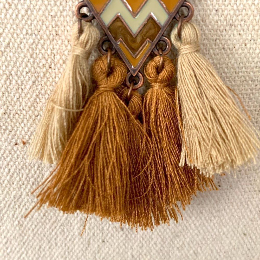 3 Boho Necklace Set: Tribal Style with Tassels - Picture 9 of 12